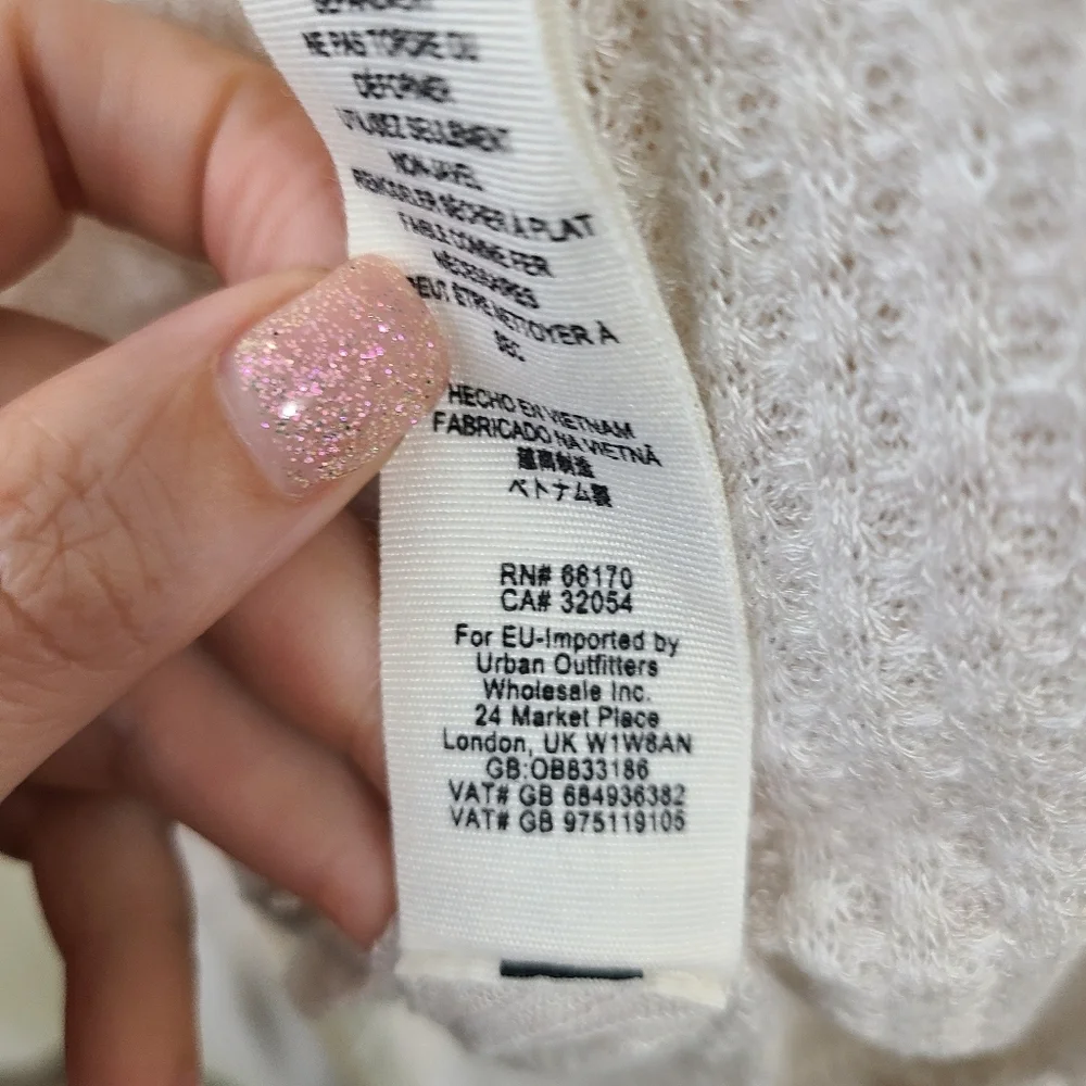 Free People Catalina thermal top Oatmeal heather Beige Women's size small